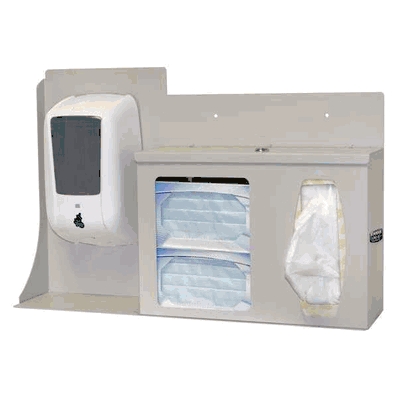 Respiratory Hygiene Station, Automatic, with Locking Lid