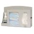 Respiratory Hygiene Station, Manual, 17"W x 5-9/64"D x 11-3/4"H Aluminum, color: Beige Quartz, For Use With 2 boxes of Face Masks, one-two boxes of Tissue, or Hand Sanitizing Wipe Canister, sold as each by Bowman RS001-0412 <br><br><font color="red"><b>BACK TO THE PRODUCT TABLE, <a href="https://www.aaawholesalecompany.com/personal-hygiene-personal-hygiene-accessories-bowman-dispensers-and-accessories.html">CLICK HERE</a></b></font>