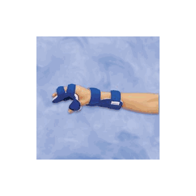 Resting hand splint, large, wire/foam 