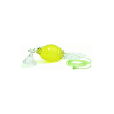 Resuscitator, Bag2 Disp W/Adlt #4 Mask - - L