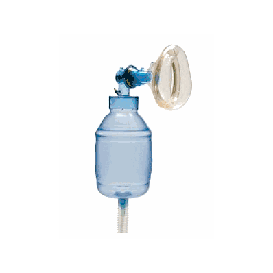 Resuscitator, Disp, W/Mask, Adult, Adj Peep
