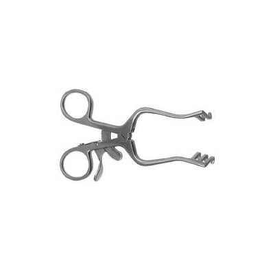 Retractor, Baby Weitlaner 2x3 Prong Sharp 4 1