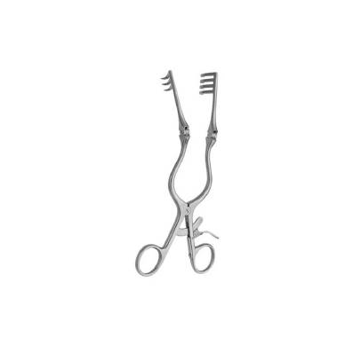 Retractor, Beckman Hinged Arm S 3x4 Prongs 5