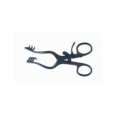 Retractor, Endaural, Wullstein, 3x3 Teeth