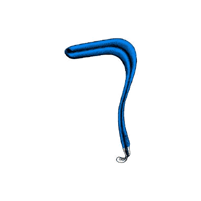 Retractor, Sims Sngl End W/O Loop Sklar Blu M