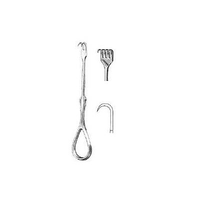 Retractor Volkmann 4-1/2 Inch L - Retractor,