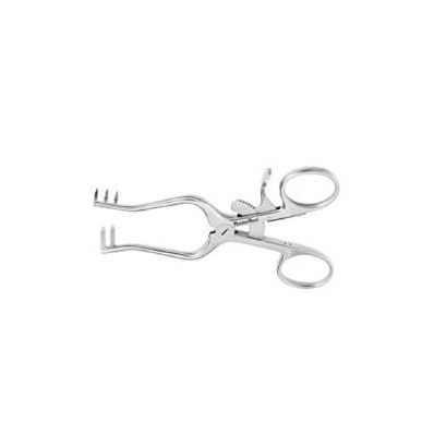 Retractor, Weitlaner 6 1/2" 3x4 Sharp - - Al