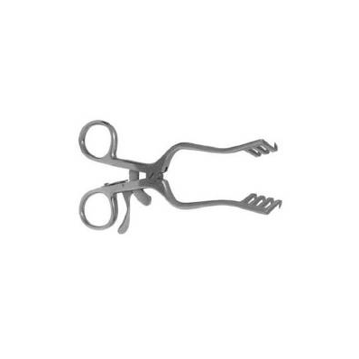 Retractor, Weitlaner Sharp 3x4 Prong 8" - -