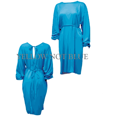 Reusable Gown "UNISEX" (COLOR YELLOW) with Open Back