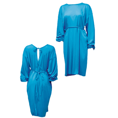 Reusable Gown "UNISEX" "Water Resistant" with Open Back, EACH