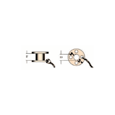 Reuter Bobbin Ear Ventilation Tube 1.27 Mm In