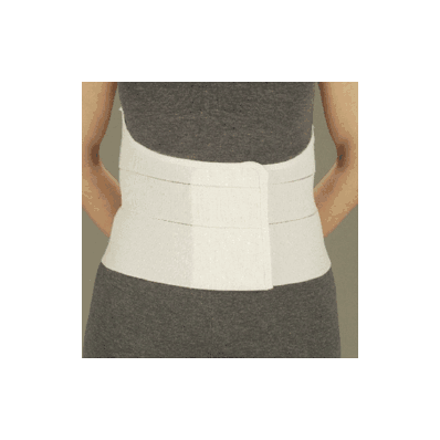 Rib Belt Large Hook And Loop Closure 8 Inch F