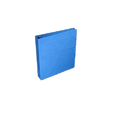 Ring Binder 3 Rings Blue - Chart Holder, 3rin