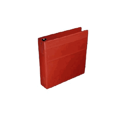Ring Binder 3 Rings Red - Binder, 3ring Side