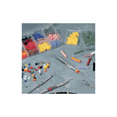 Ring, Ltblu Code (50/Pk) - - Miltex