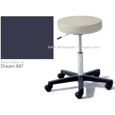 Air Lift Stool, with Soft Rubber Casters, DREAM