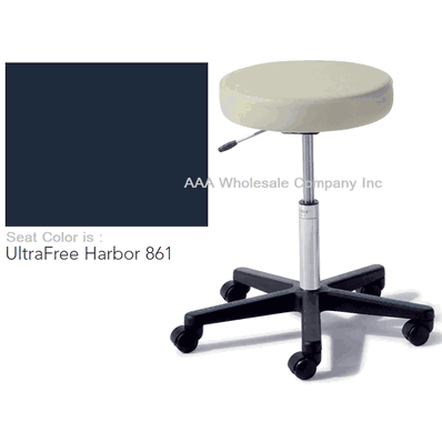Air Lift Stool, with Soft Rubber Casters, UltraFree HARBOR