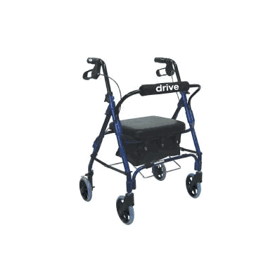 Rollator Blue Aluminum - Walker, Rollator Jr