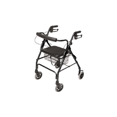 Rollator Lumex Walkabout Lite Black Aluminum