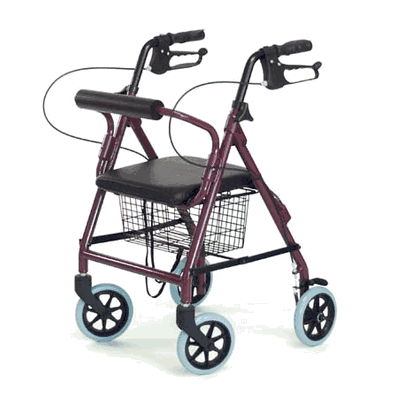 Rollator Lumex Walkabout Lite Royal Blue Walk