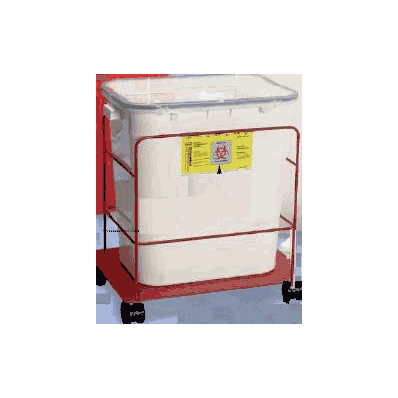 Rolling Cart Red - Cart, Red 8-11gal (1/Cs)