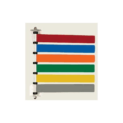 Room I.D. Flag Wall Mount 6-flag - Flag Syste