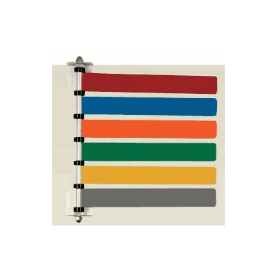 Room Id Flag System Wall Mount 6-flag - Flag