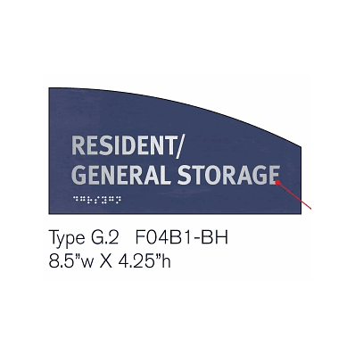 Room Signs By Takeform - Sign, Ext RoOm Id -