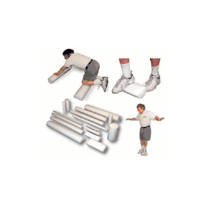 Round Foam Roller Cando 6 X 12 Inch White -