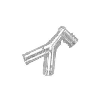 RT-PT Y Adapter, 22 mm OD on Both Arms, Adult, With Elbow