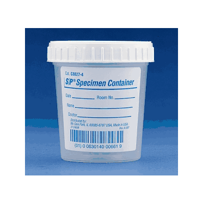 S / P Specimen Containers By Cardinal Health