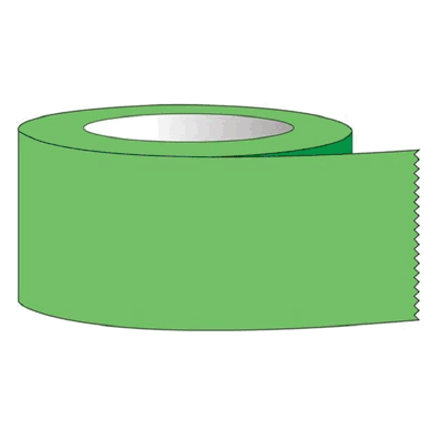 S / P Tape Labeling Grn 1''X60yd - S / P Tape