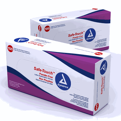 Safe-Touch Latex Exam Glove Powder Free - 10/