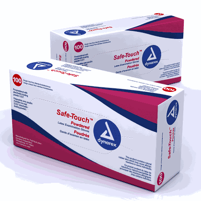 Safe-Touch Latex Powdered Exam Glove Non-Ster