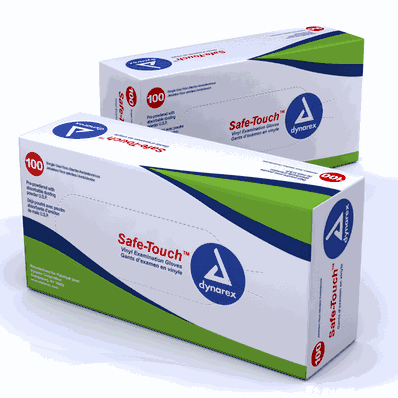Safe-Touch Vinyl Powdered Exam Glove Non-Ster
