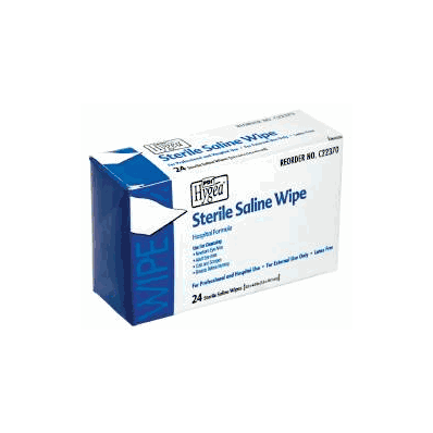 Saline Wipe Hygea 3 X 4 Inch Individual Pack