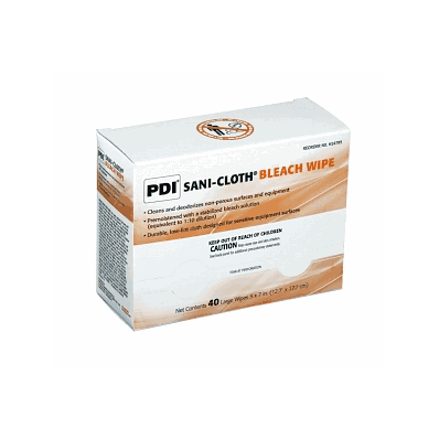 Sani-cloth Bleach Cleaning Wipes - Wipe, Blea