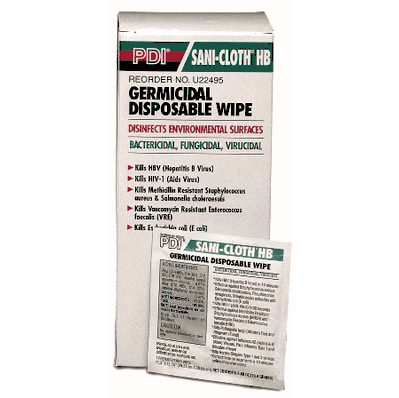 Sani Cloth HB, Individual Packets X-Lg - 3/50