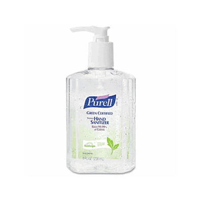 Sanitizer, Hand, Inst, Grn Cert, 8 Oz Pump -