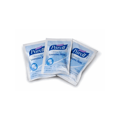 Purell Cottony Soft Sanitizing Wipes. 5"x7" bulk pack 1/ea, 1000/case