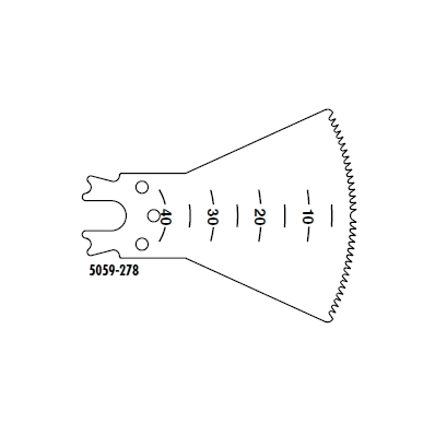 Saw Blade, 44.6 x 40 Sternum