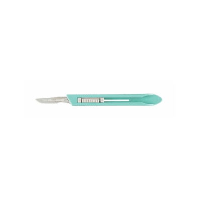 Scalpel, Disposable, Safety, S / S, #10 - M