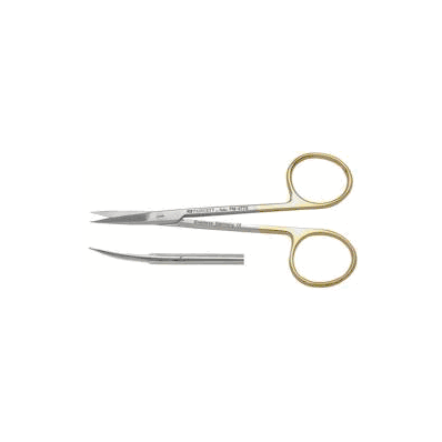 Scissor, Iris Hood Crvd Shrp 4 1/2" - - Milt