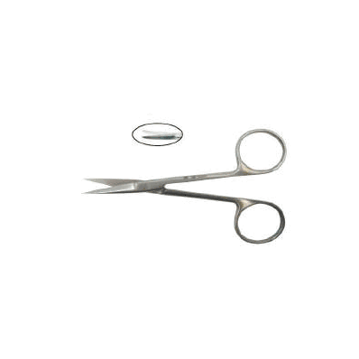 Scissor, Knapp Crvd Shrp/Blnt 4" - - Br Surg