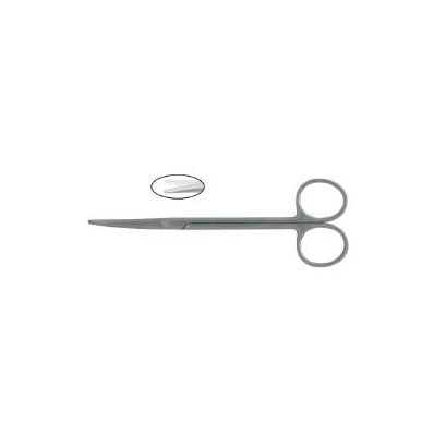 Scissor, Metzenbaum Tc Cvrd Blunt 5 3/4" - -
