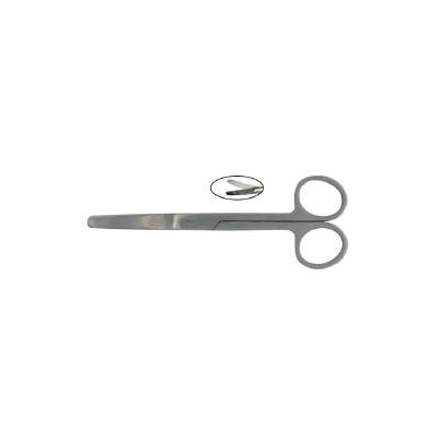 Scissor, Or Crvd Blnt/Blnt 7 1/4" - - Br Sur