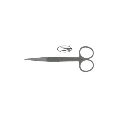Scissor, Or Crvd Shrp/Shrp 5 3/4" Tc - - Br