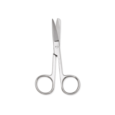 Scissors, 4/12", Blunt, Disposable