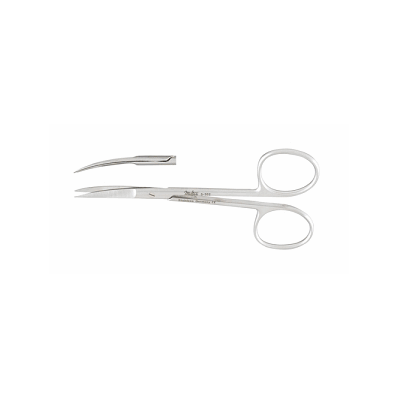 Scissors, Iris, Curved, 4"