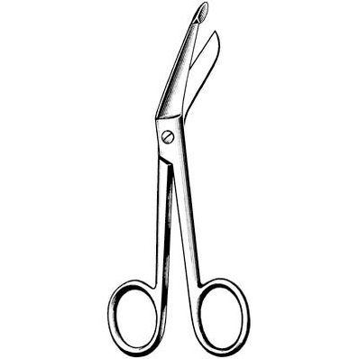 Scissors, Lister, Bandage, 5.5"